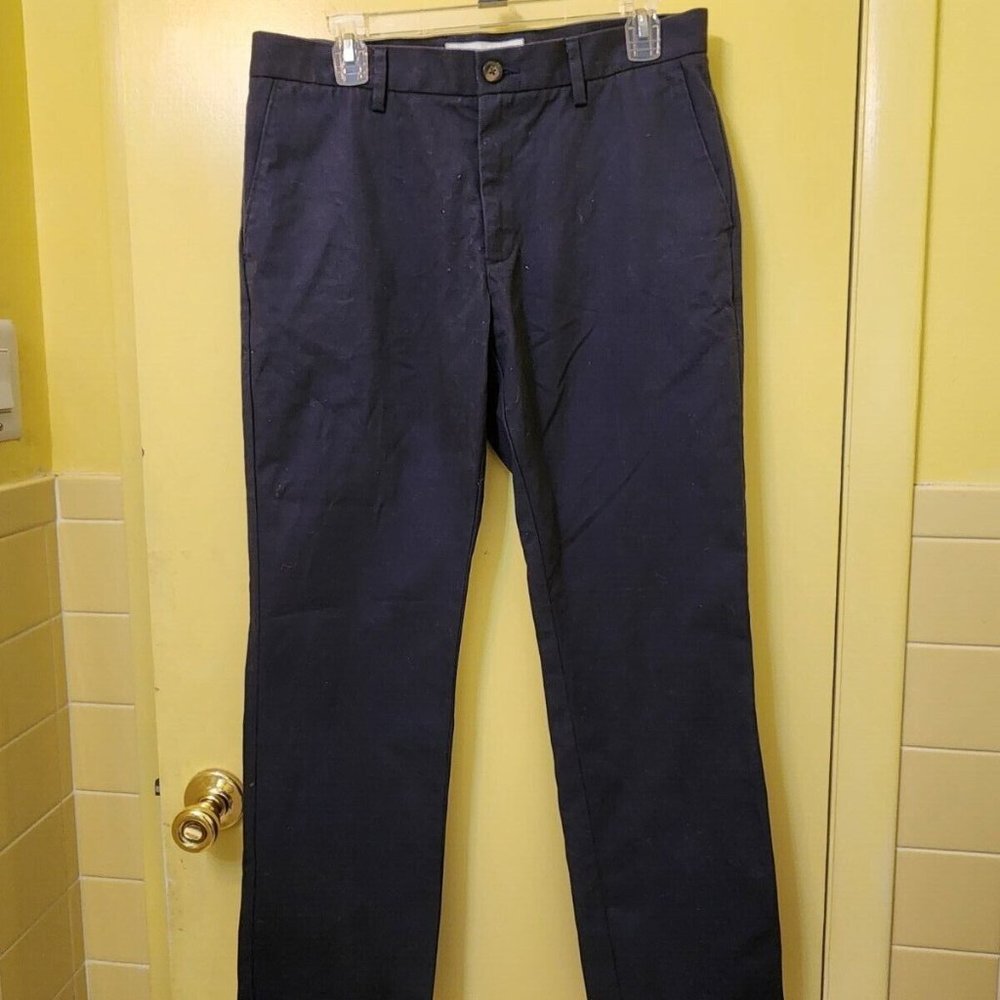 Amazon Essentials mens Slim navy blue Khaki, casual pants, size 32x34